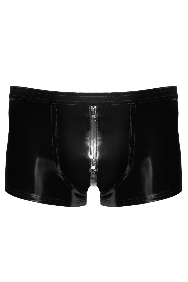 schwarze Lack Shorts Voltage H095 - 3XL - Noir Handmade Men - Shop Deutschland Noodosz