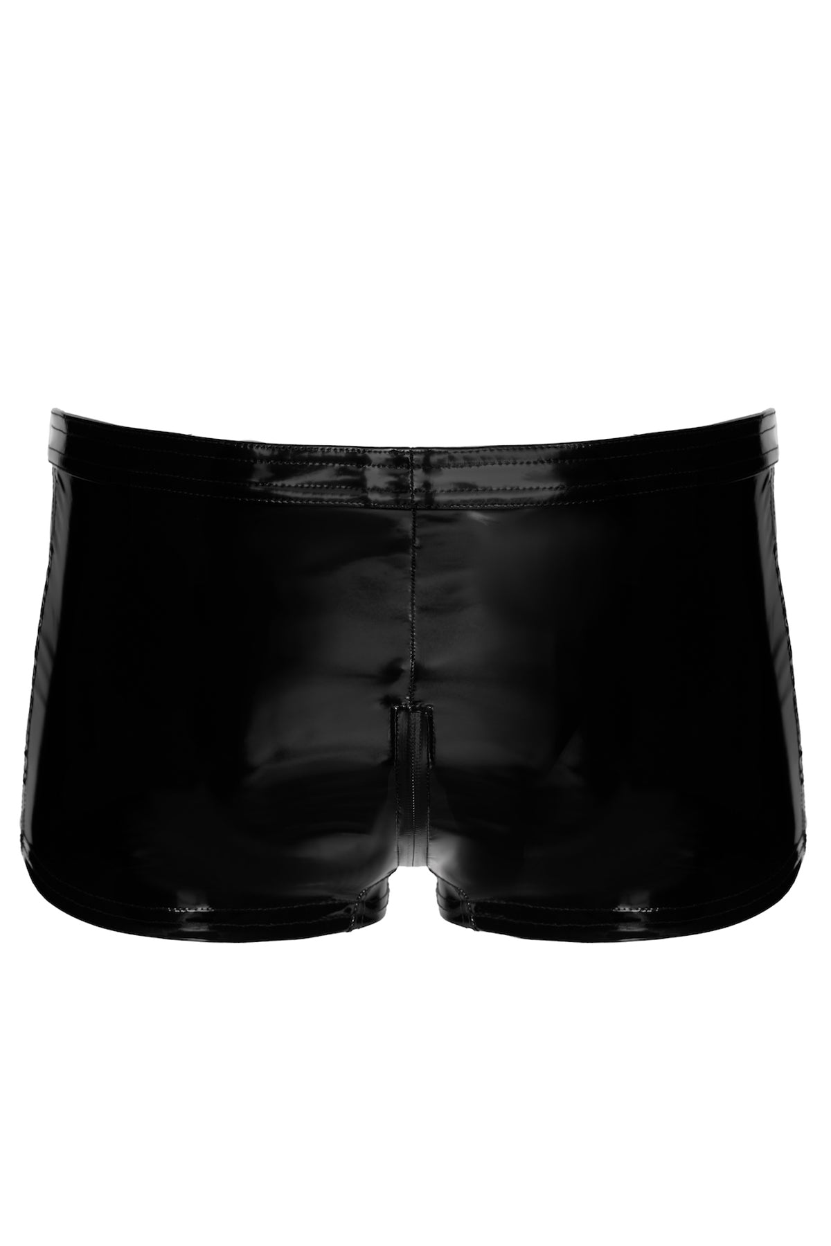 schwarze Lack Shorts Voltage H095 - 3XL - Noir Handmade Men - Shop Deutschland Noodosz