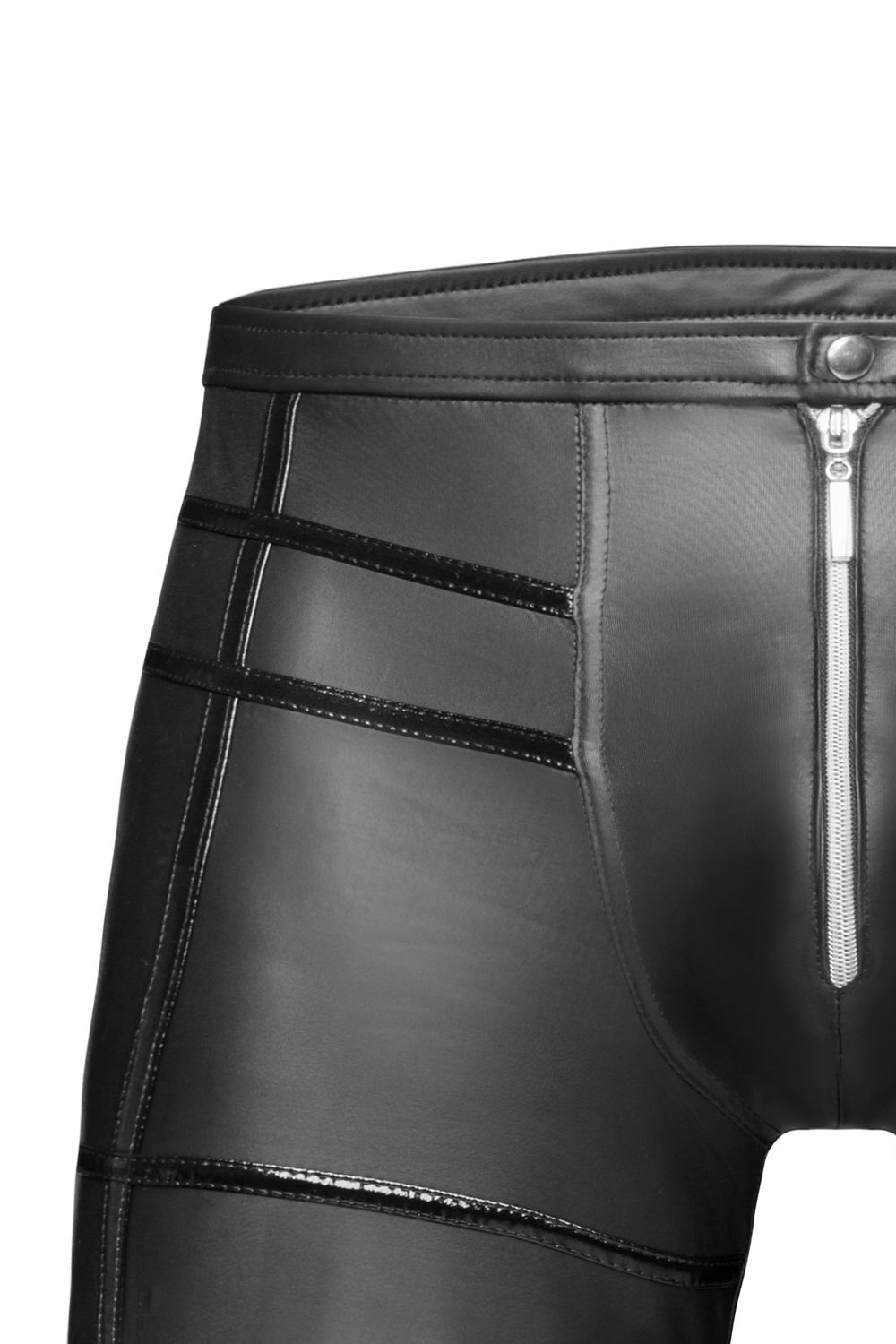 schwarze lange Hose H021 XL von Noir Handmade-2