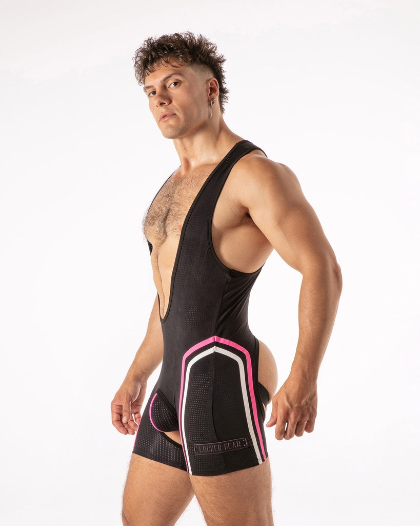 LOCKER GEAR WATCH IT ZIP SINGLET LK0633, bodysuit bodysuit overall