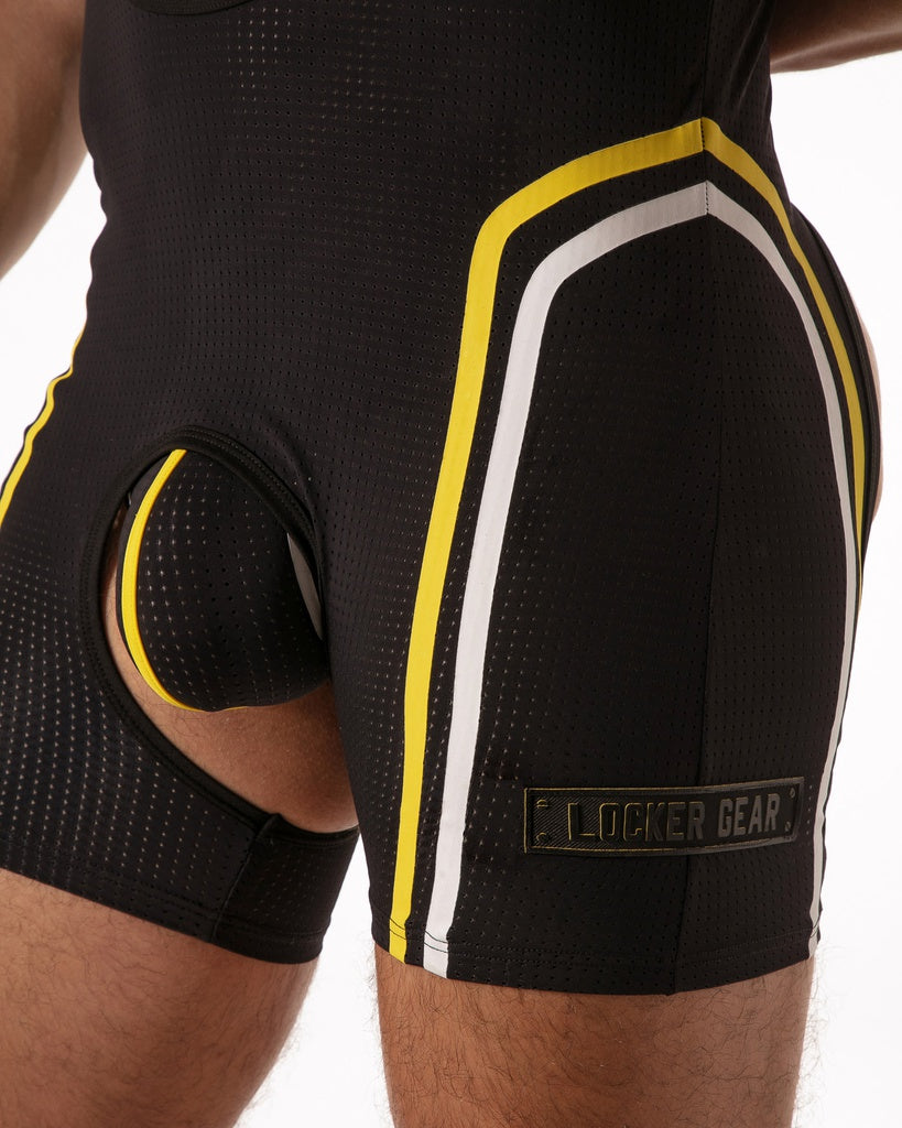 LOCKER GEAR WATCH IT ZIP SINGLET LK0633, bodysuit bodysuit overall