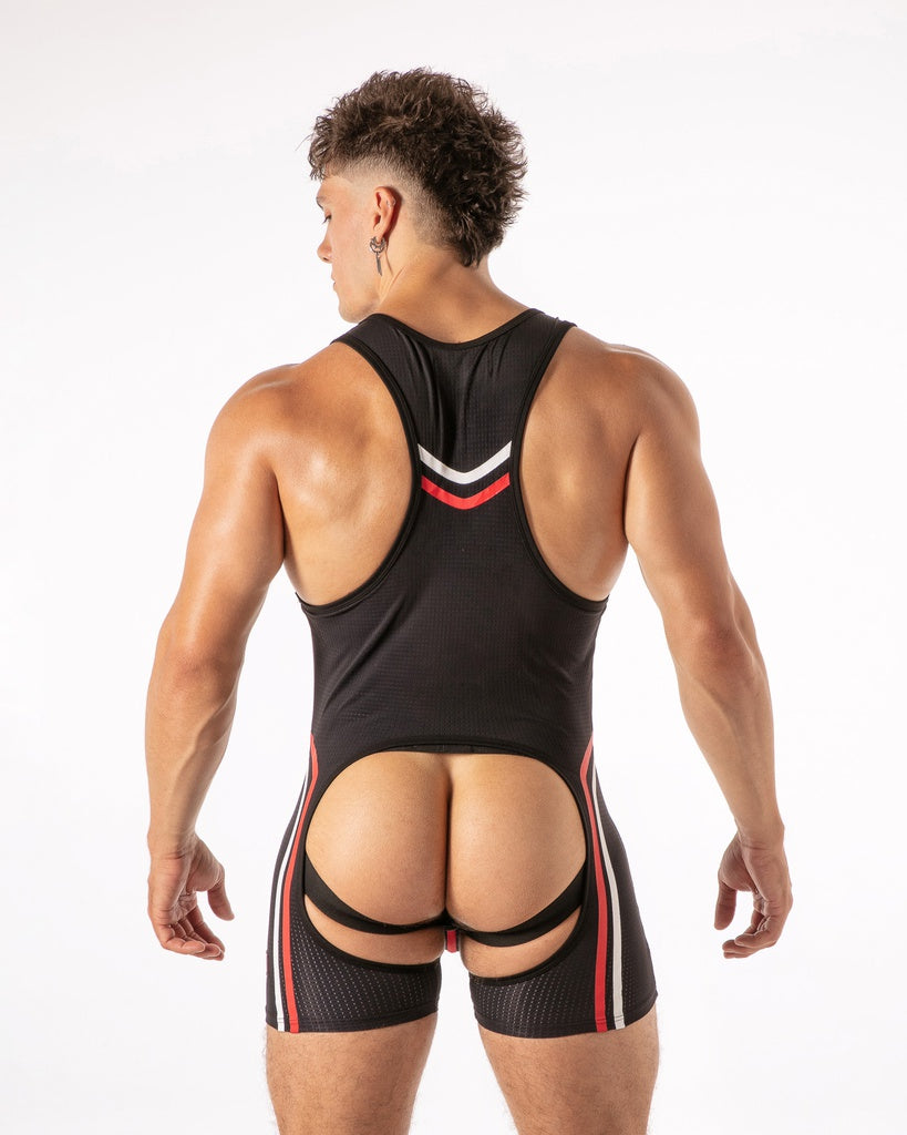 LOCKER GEAR WATCH IT ZIP SINGLET LK0633, bodysuit bodysuit overall