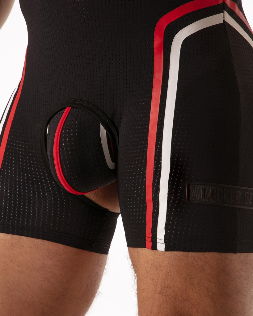 LOCKER GEAR WATCH IT ZIP SINGLET LK0633, bodysuit bodysuit overall