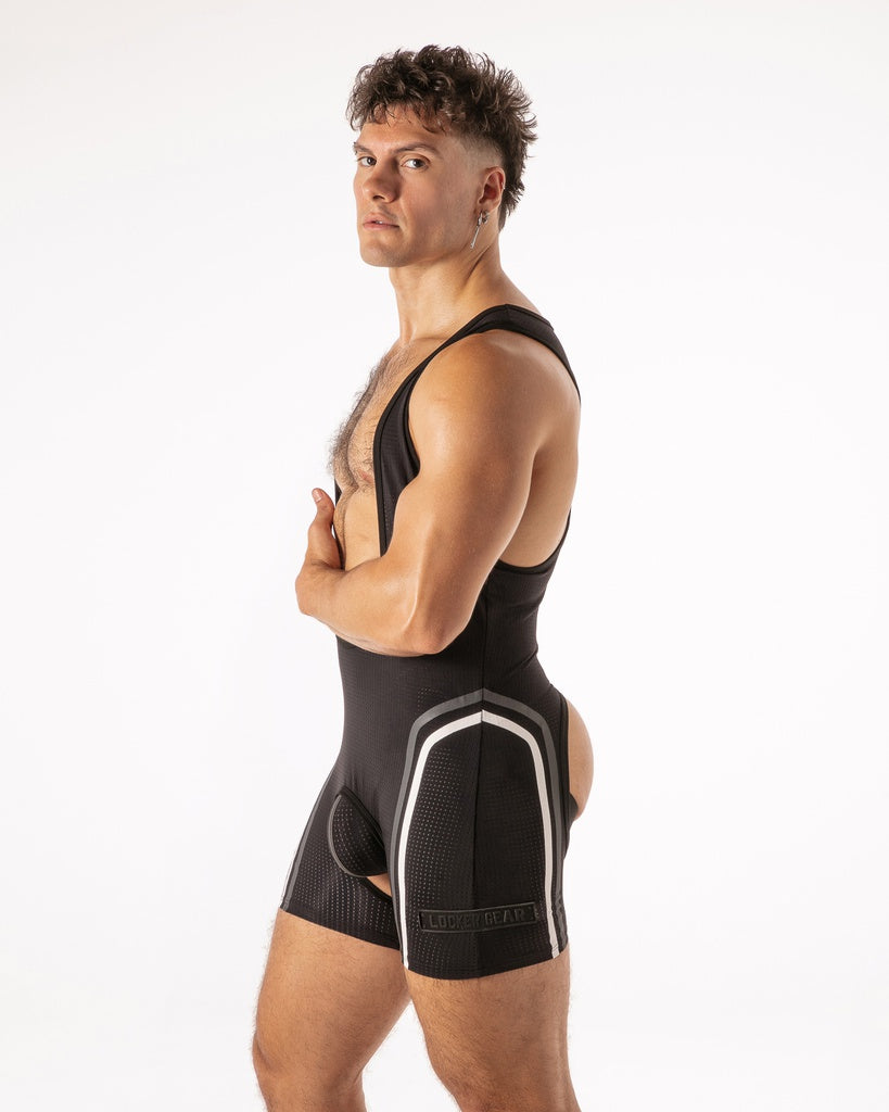 LOCKER GEAR WATCH IT ZIP SINGLET LK0633, bodysuit bodysuit overall