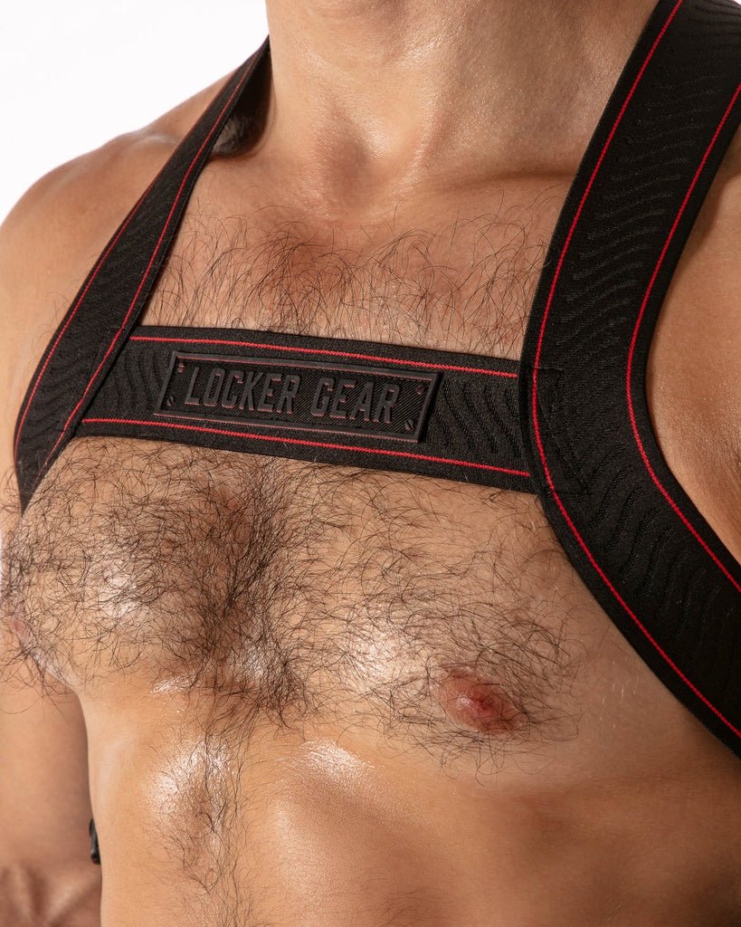 LOCKER GEAR HARDER HARNESS - LK0741 - Chest Harness Fetish Straps 