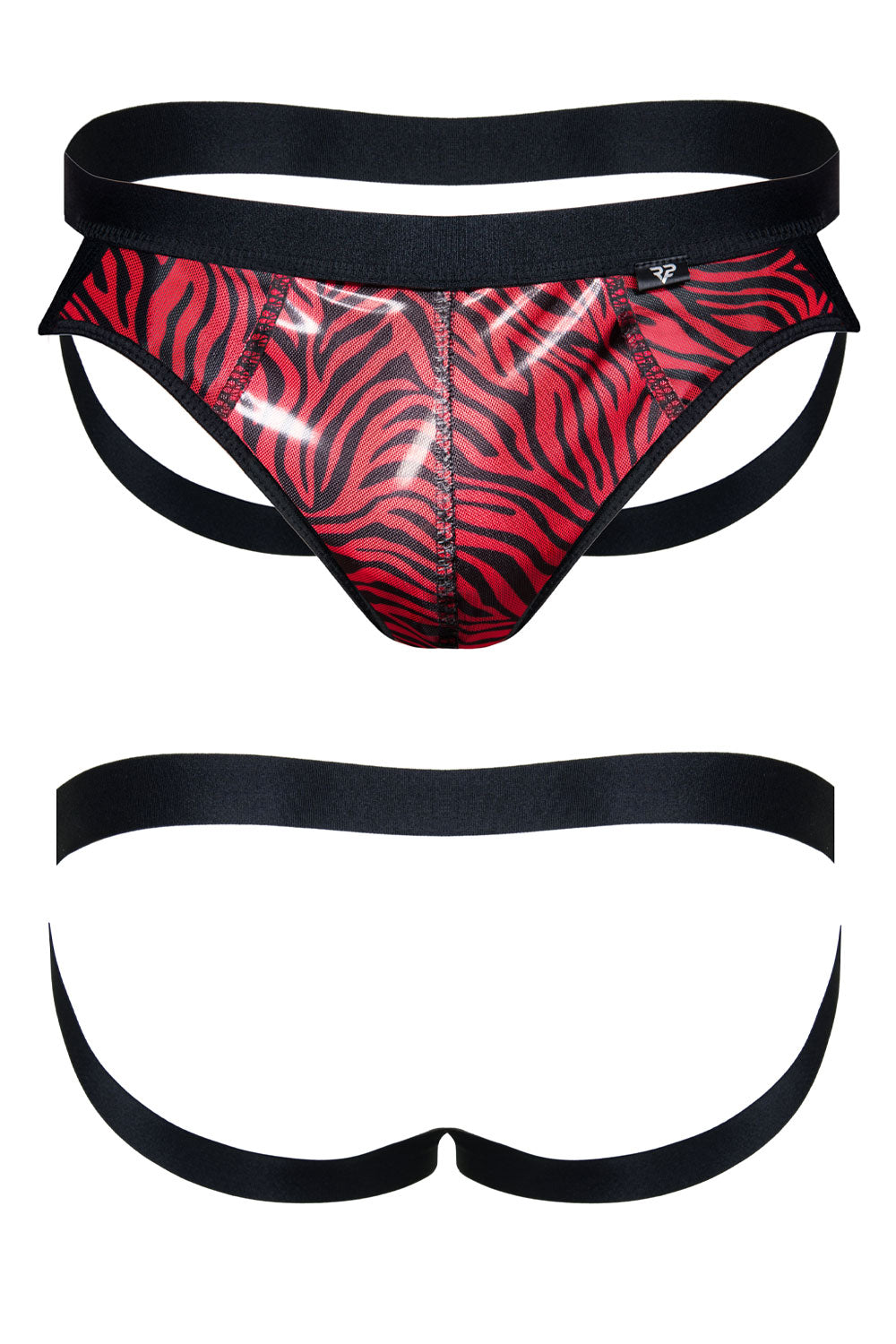 Jock Strap REPatrick001 schwarz/rot - 2XL