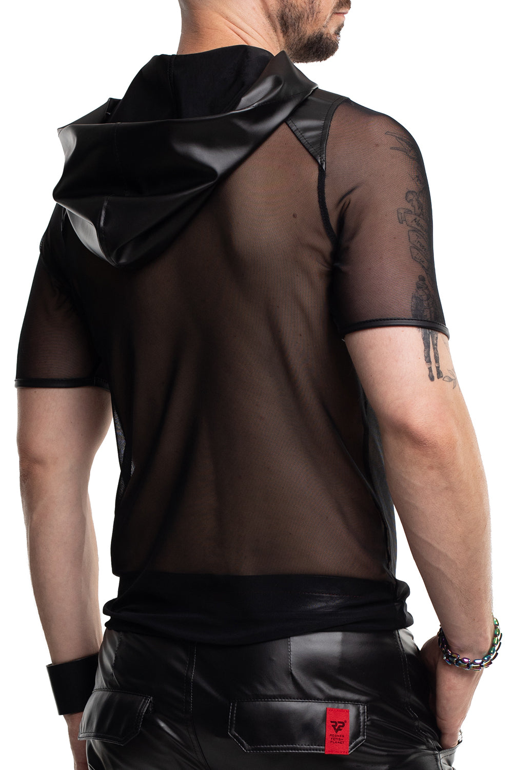 Herren Kaputzen T-Shirt RMTito001 schwarz - 2XL