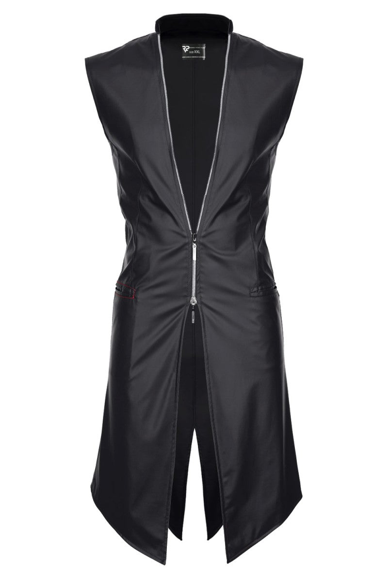 halblanger Herren Mantel RMMarco001 schwarz - XXL