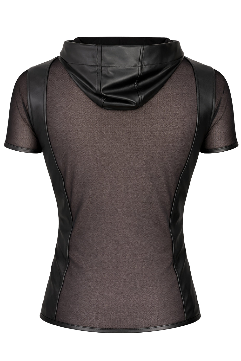 Herren Kapuzen T-Shirt ADGinter001 schwarz - 2XL