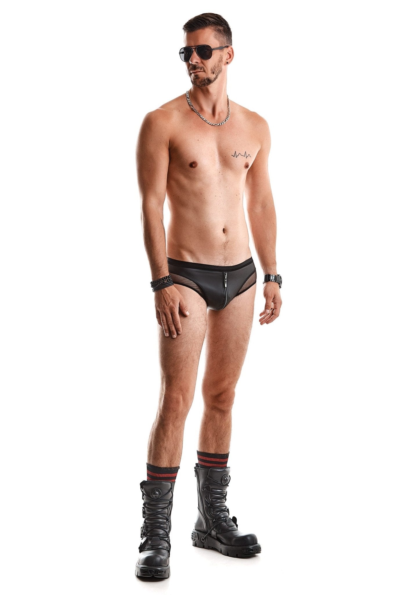 Herren Slip RMArturo001 schwarz - 2XL - Regnes Fetish Planet - Shop Deutschland Noodosz