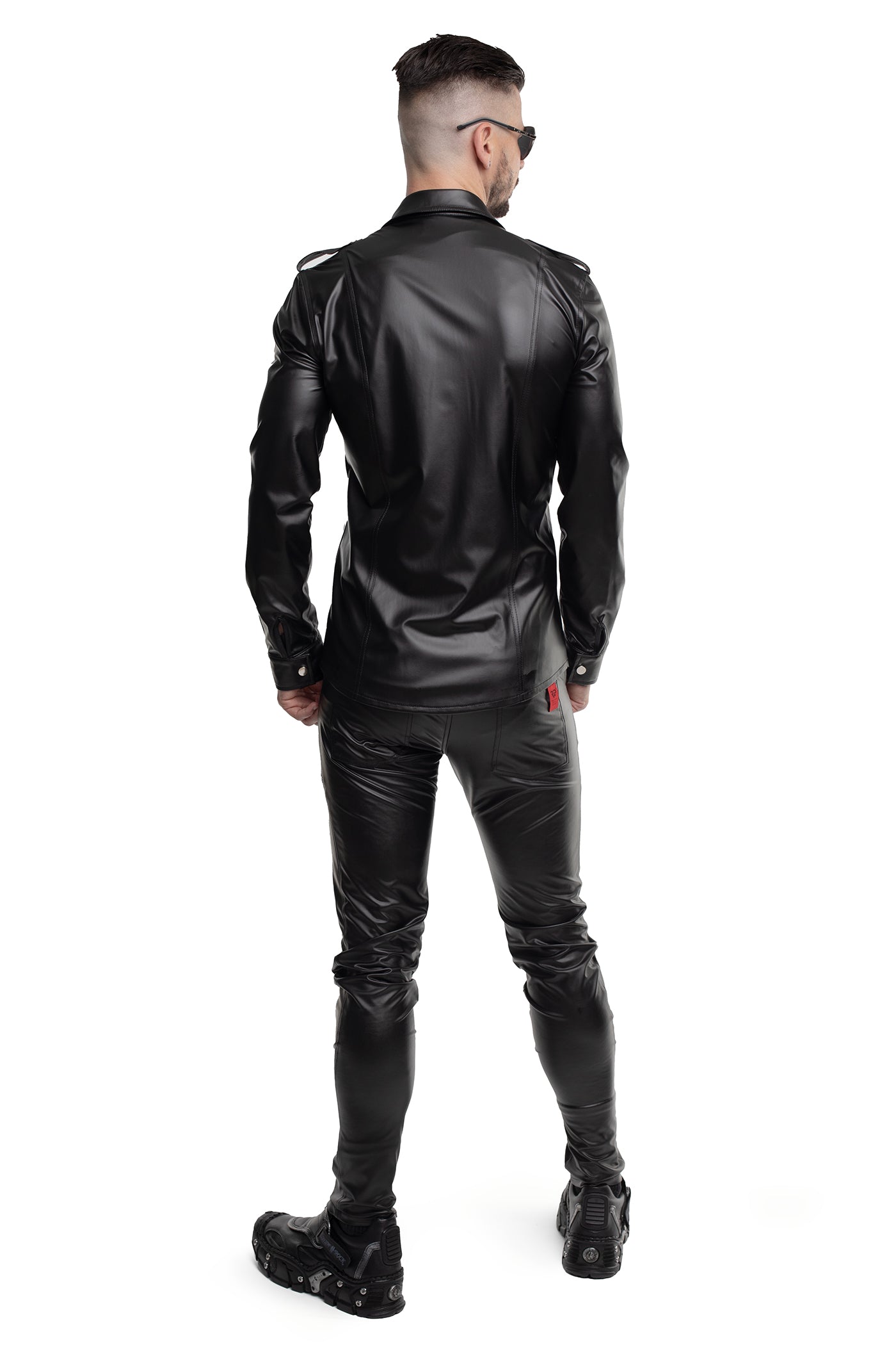 langarm Herren Shirt RMNatale001 schwarz - 2XL