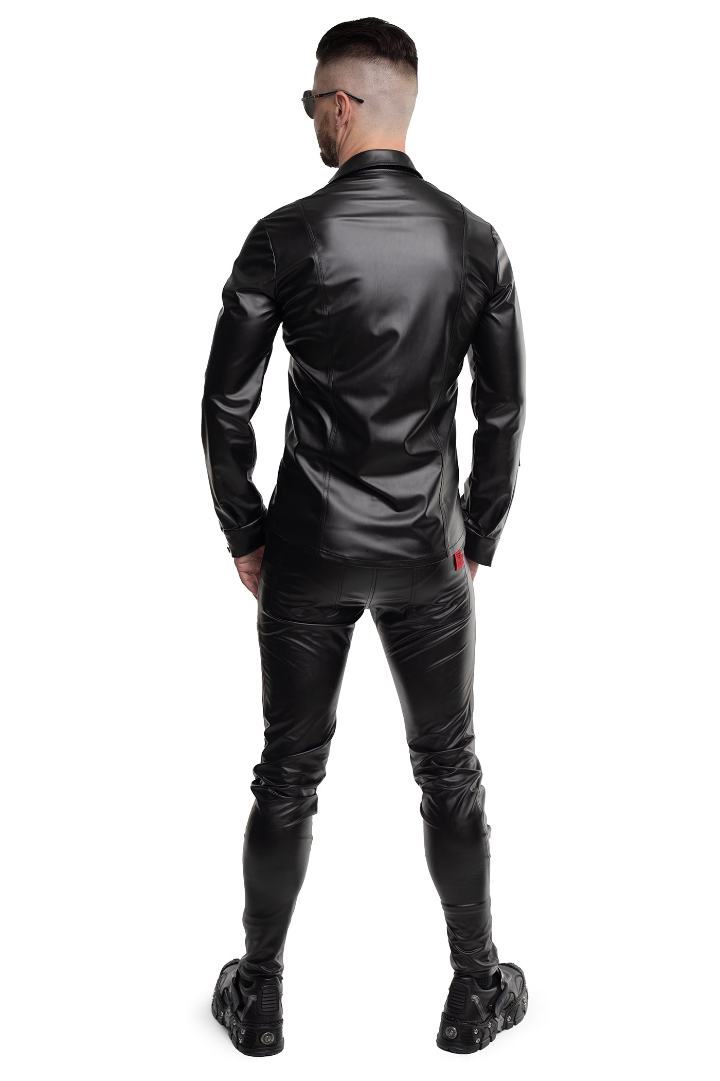 langarm Herren Shirt RMPasquale001 schwarz - 2XL