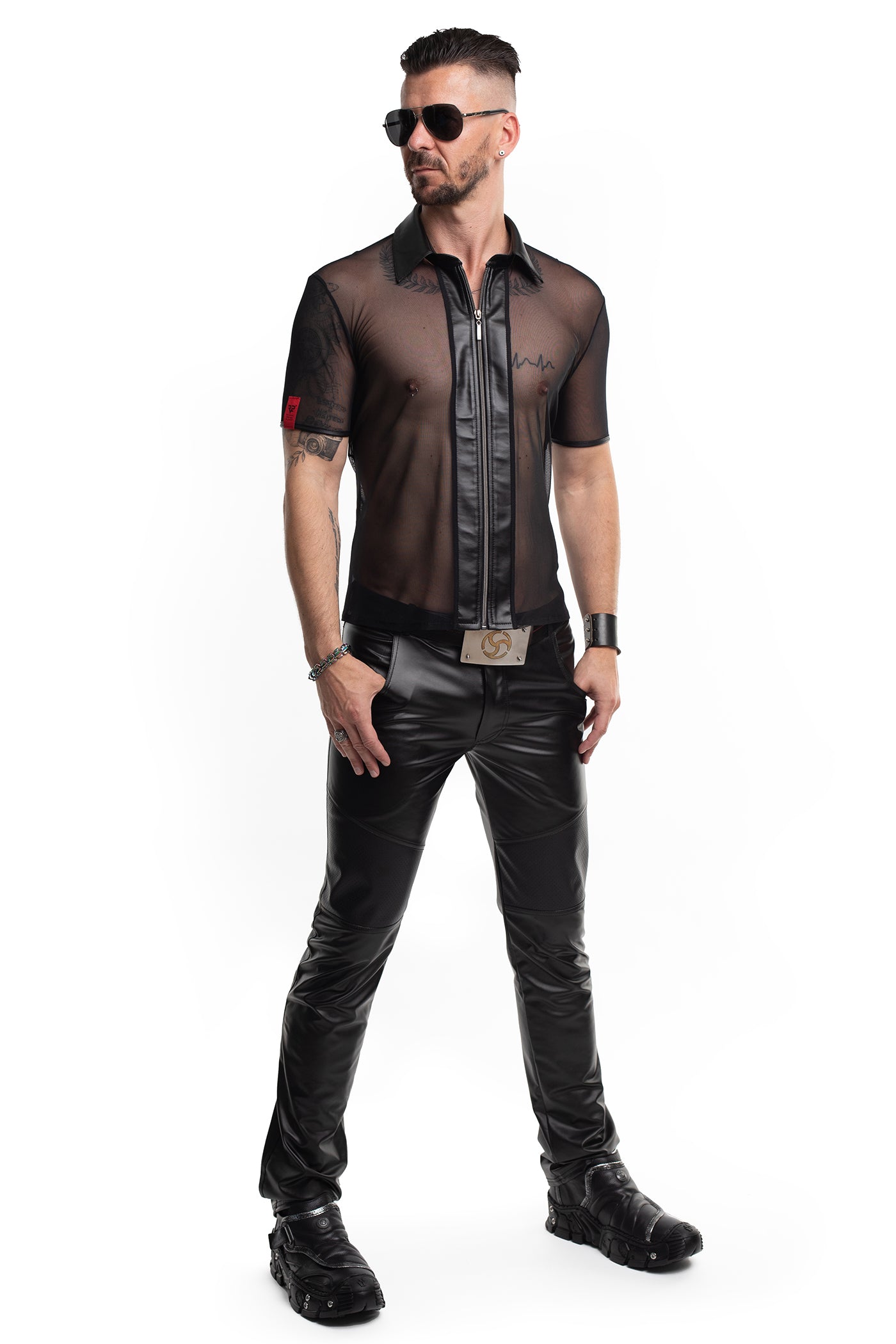 Herren Polo-Shirt RMUgo001 schwarz - 2XL