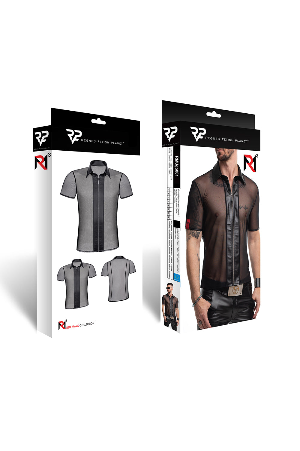 Herren Polo-Shirt RMUgo001 schwarz - 2XL