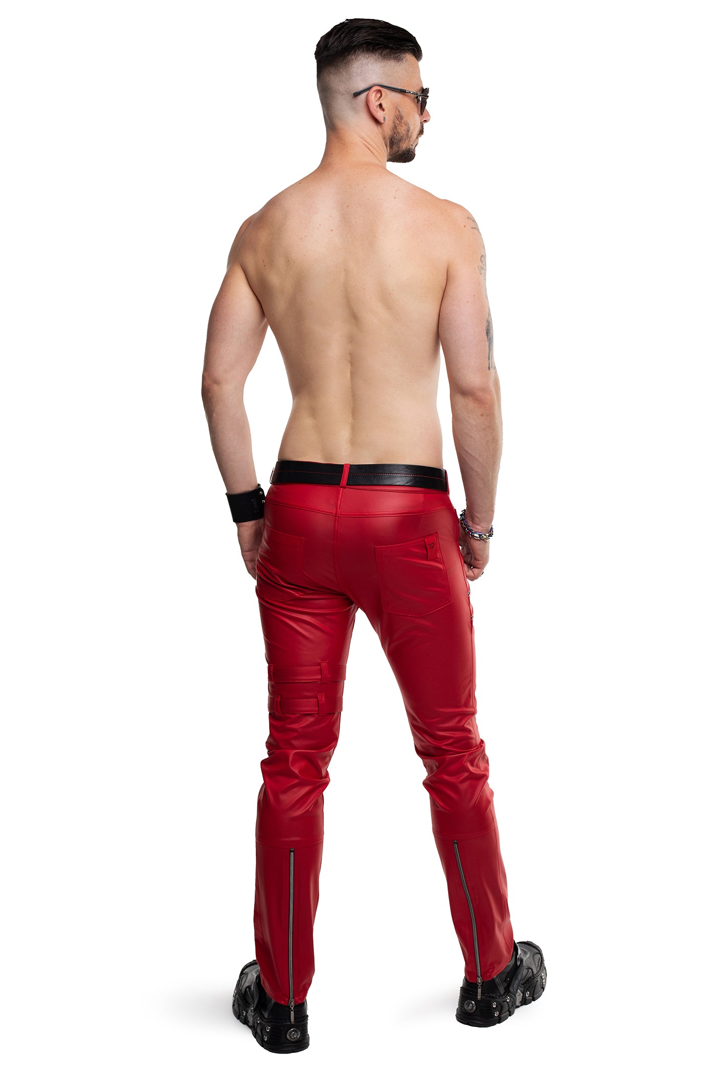 lange Herren Hose RMTommaso002 rot - 2XL