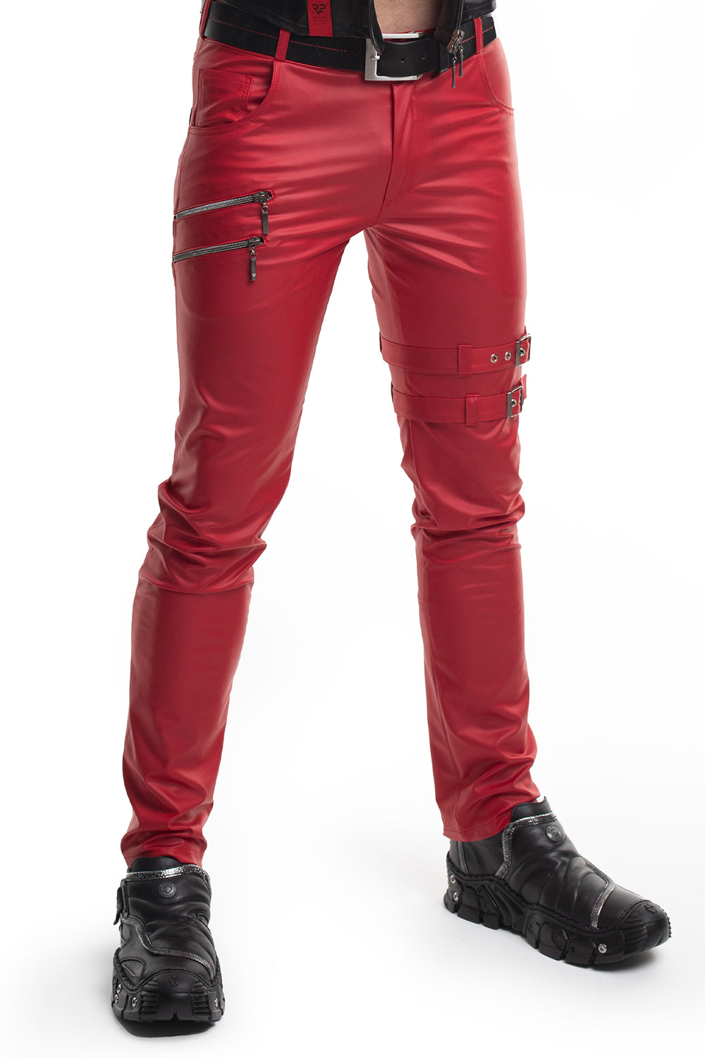 lange Herren Hose RMTommaso002 rot - 2XL