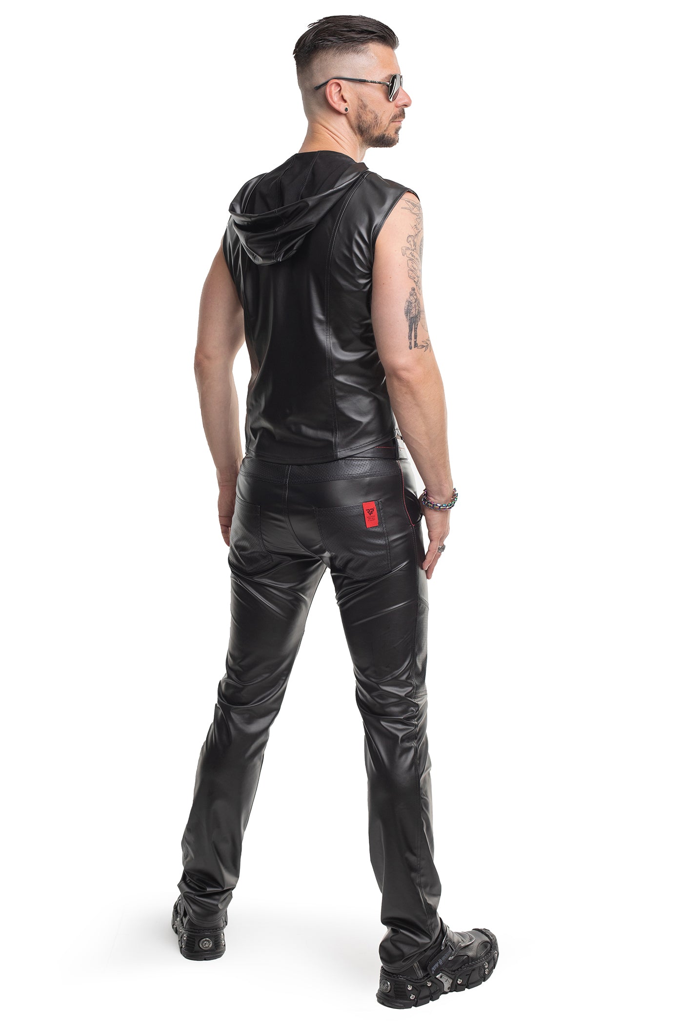 lange klassische Herren Hose RMVitale001 schwarz - 2XL