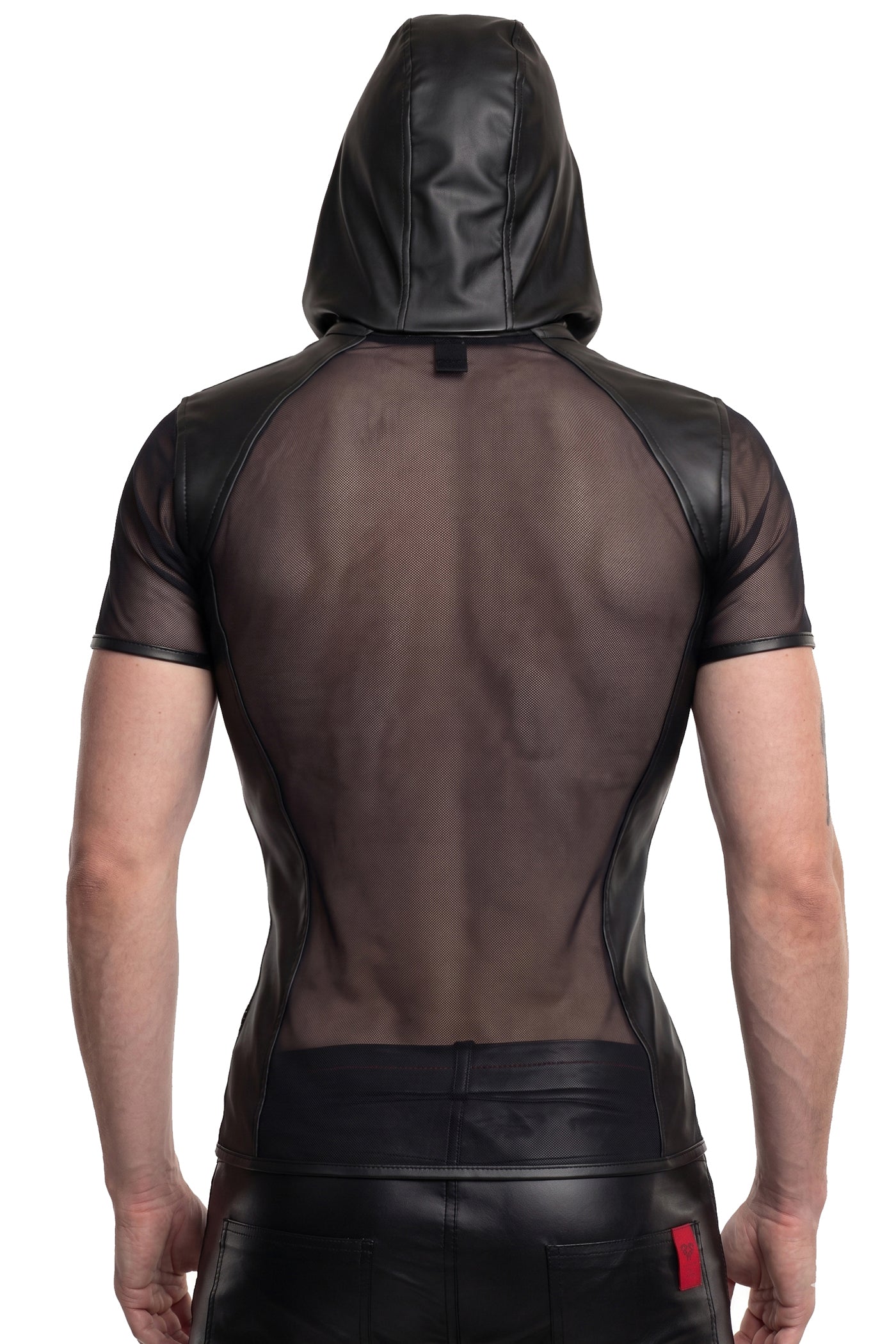 Herren Kapuzen T-Shirt ADGuido001 schwarz - 2XL