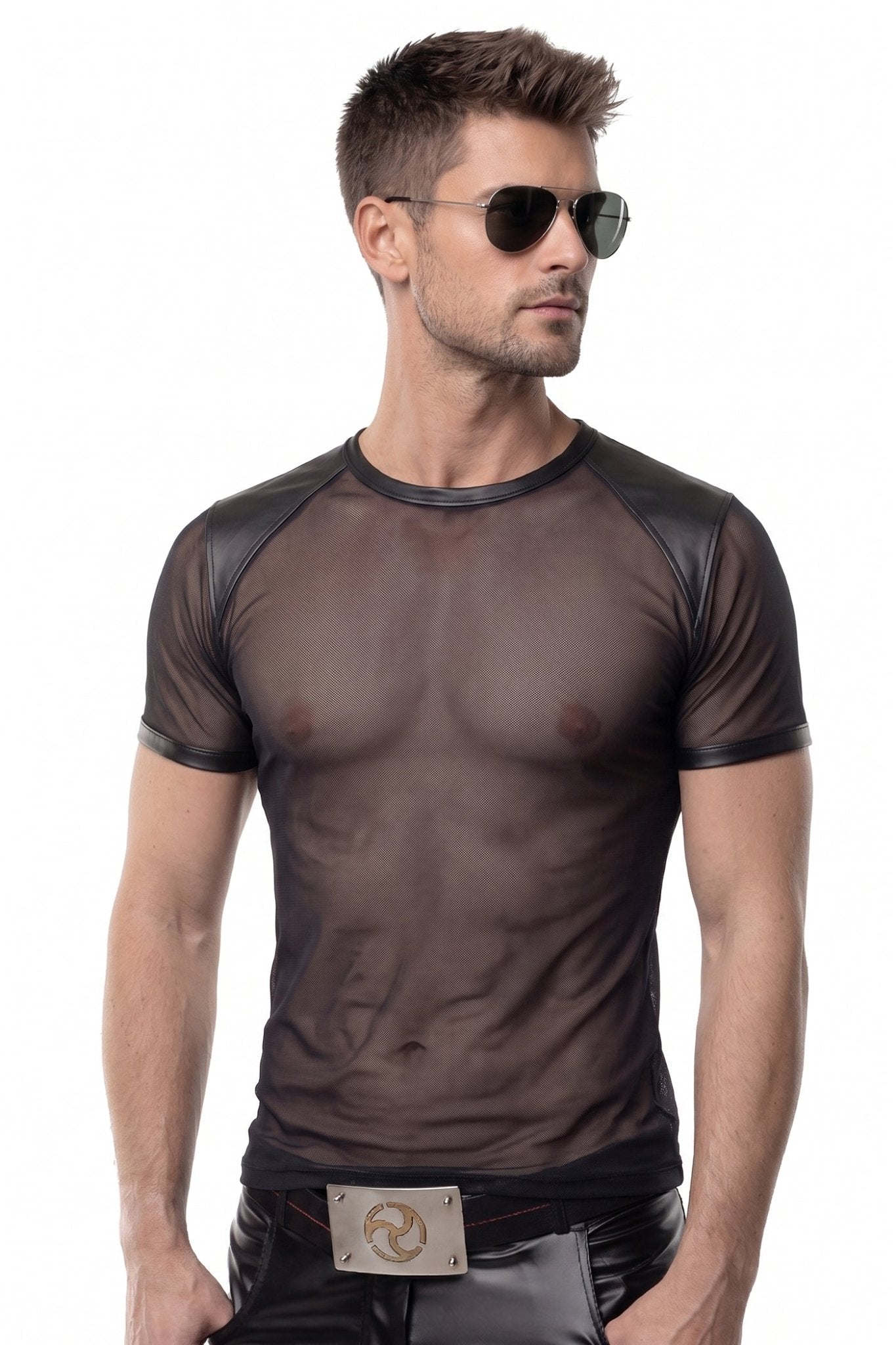 Herren T-Shirt ADJonas001 schwarz - 2XL - Regnes Fetish Planet - Shop Deutschland Noodosz
