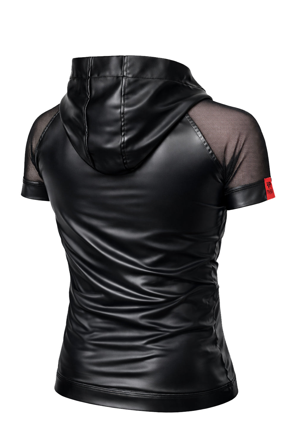 Herren Kapuzen T-Shirt ADSolar001 schwarz - 2XL