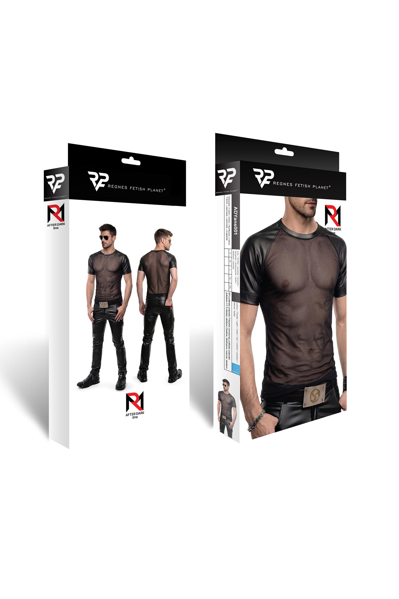 Herren T-Shirt ADYans001 schwarz - 2XL