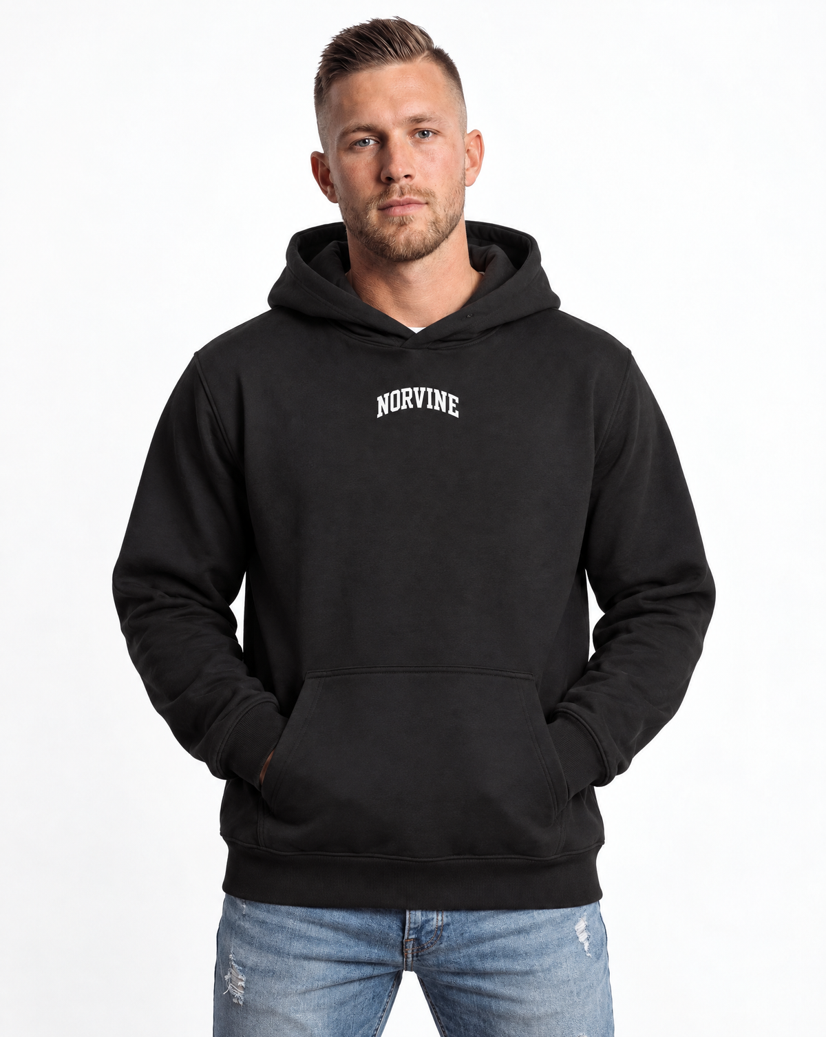 Norvine Signature Hoodie Herren im College-Stil