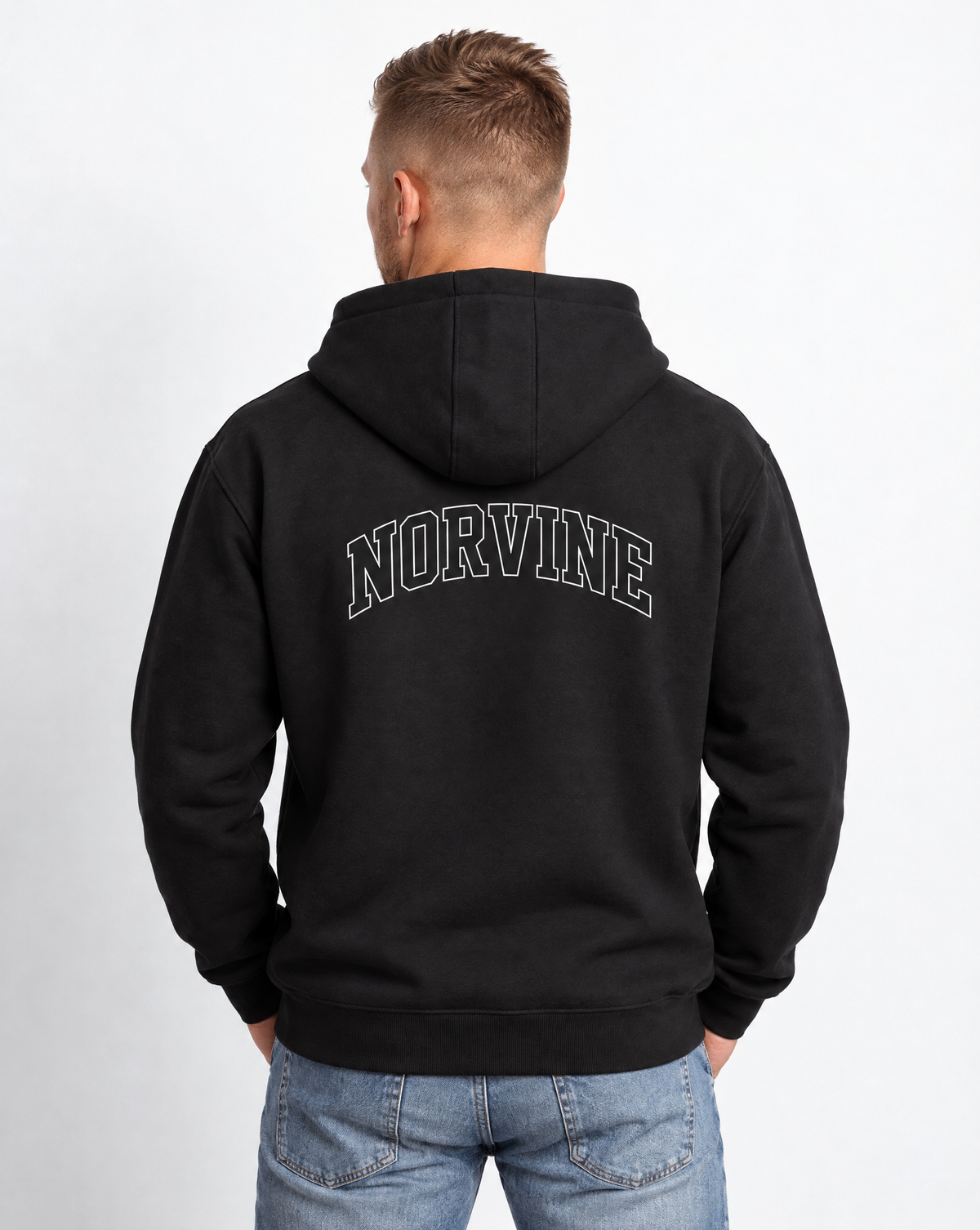 Norvine Signature Hoodie Herren im College-Stil