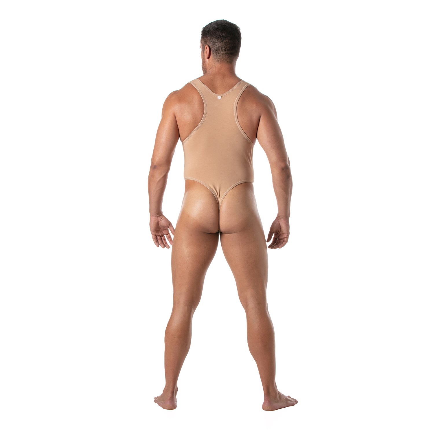 Hautfarbener Bodythong