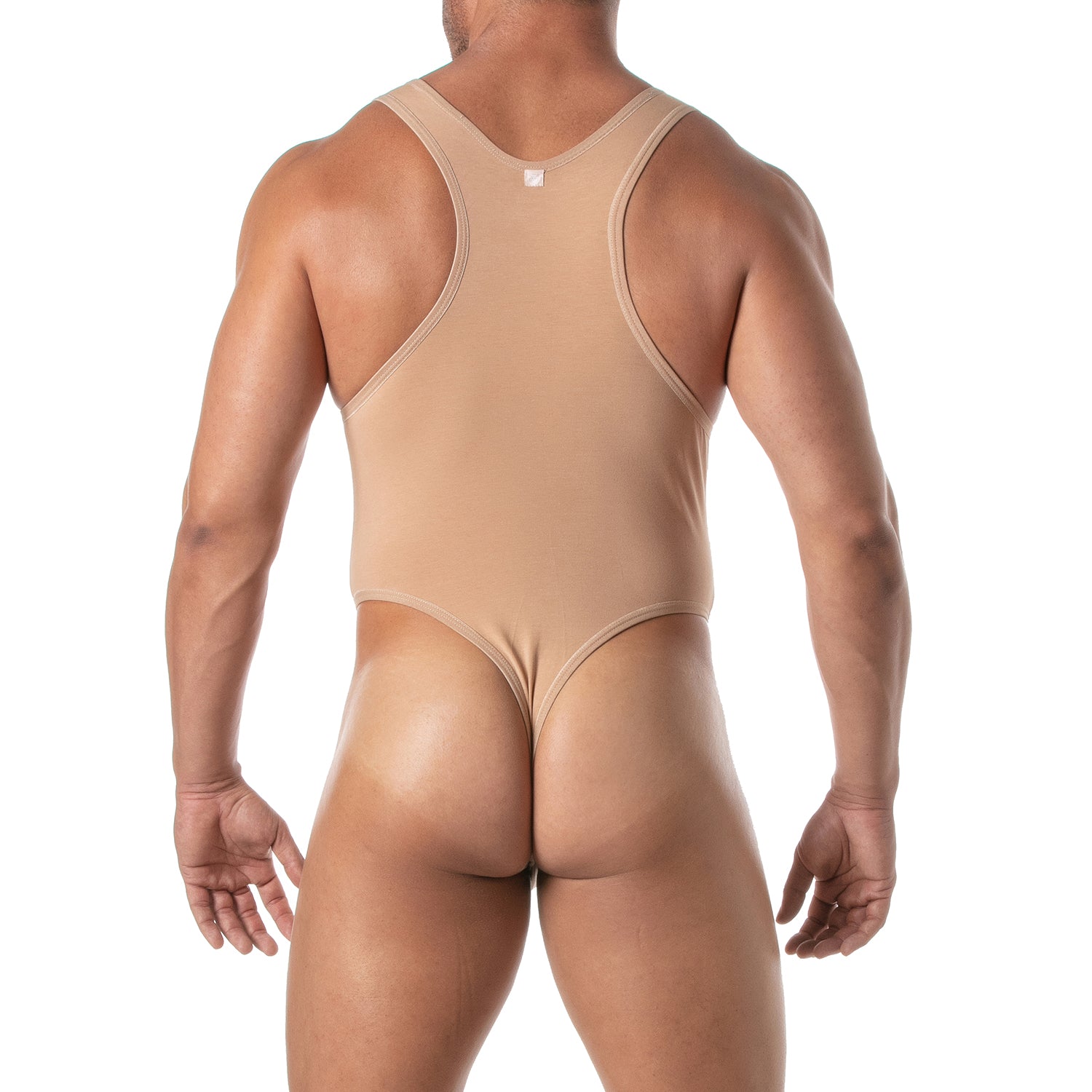 Hautfarbener Bodythong