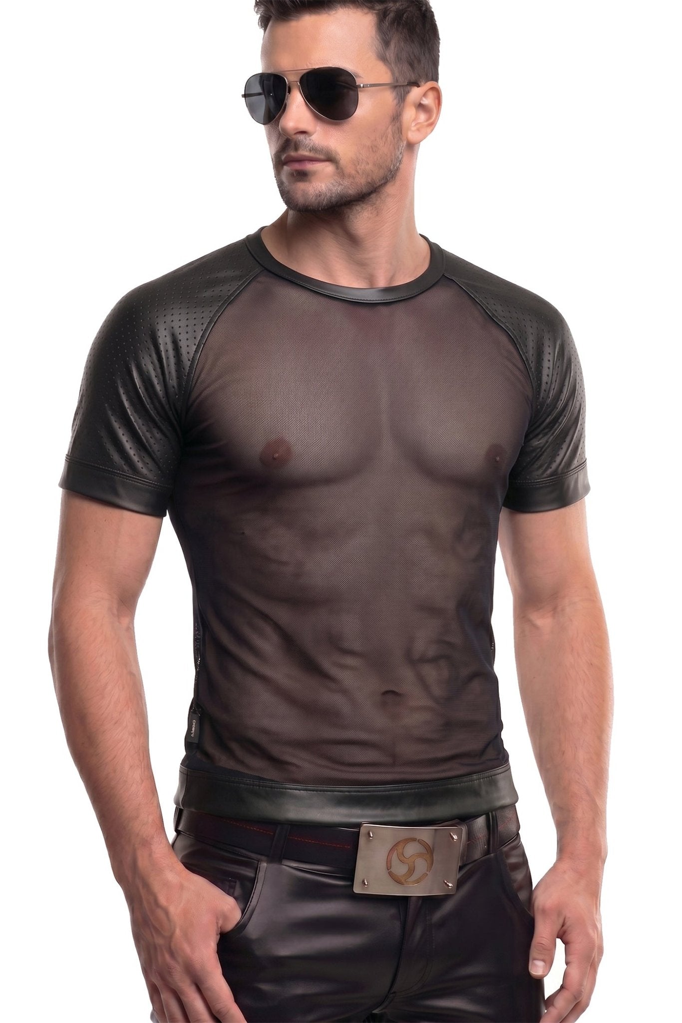 Herren T-Shirt ADDan001 schwarz - 2XL - Regnes Fetish Planet - Shop Deutschland Noodosz