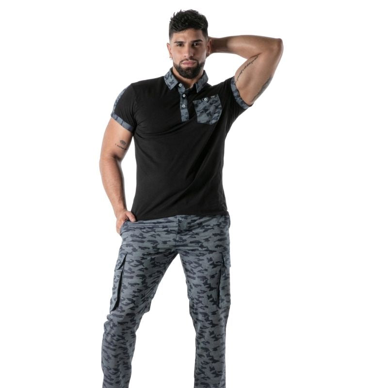 Camo Polo, Poloshirt, Polohemd