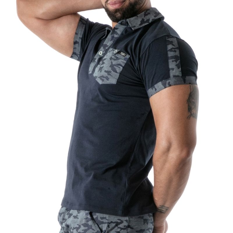 Camo Polo, Poloshirt, Polohemd
