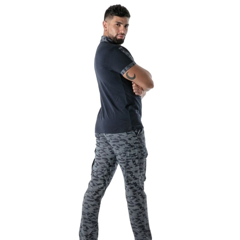 Camo Polo, Poloshirt, Polohemd