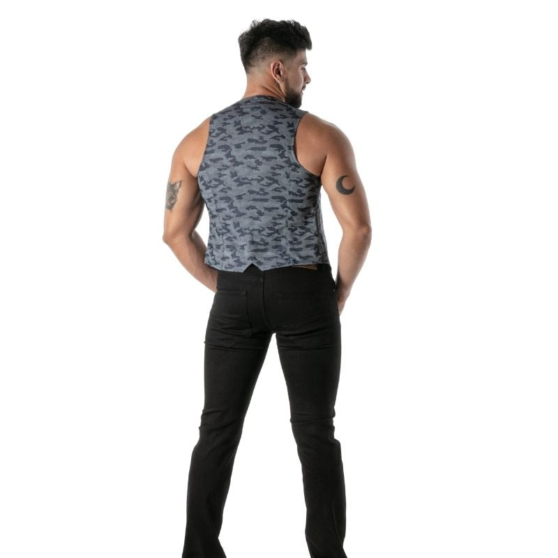 Camo Chain Vest, ärmellose Weste