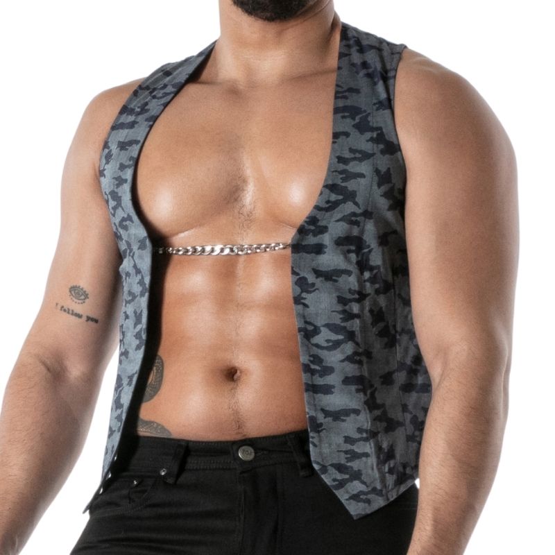 Camo Chain Vest, ärmellose Weste