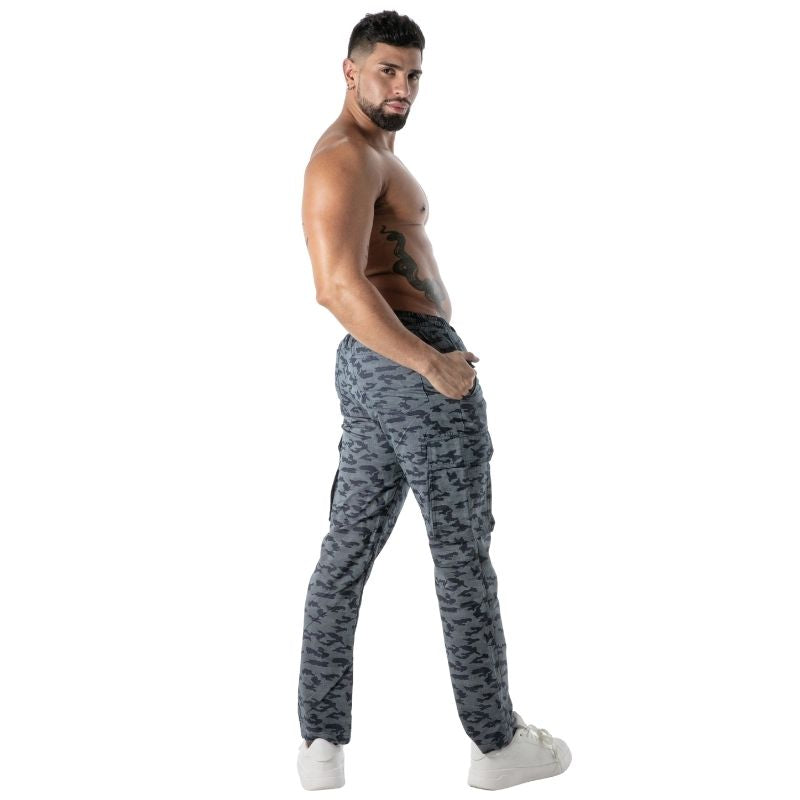 Camo Cargo Pants, Hose mit seitlichen Taschen