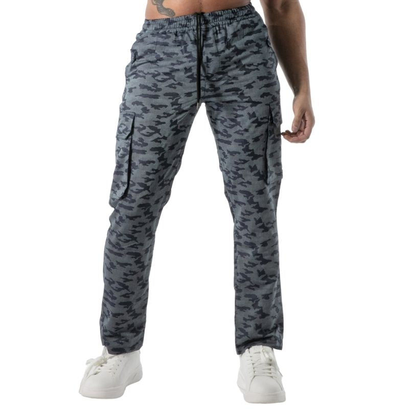 Camo Cargo Pants, Hose mit seitlichen Taschen