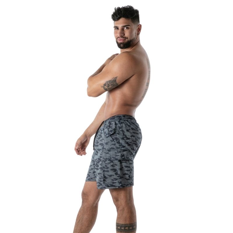 Camo Cargo Long Short