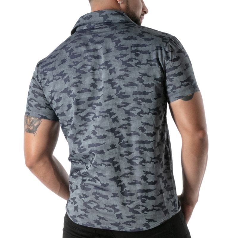 Camo Short Sleeves Shirt, Hemd