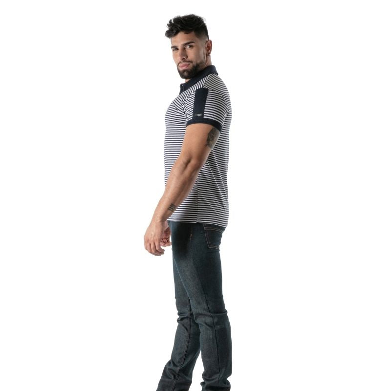 Sailor Stripe Polo, Poloshirt, Polohemd