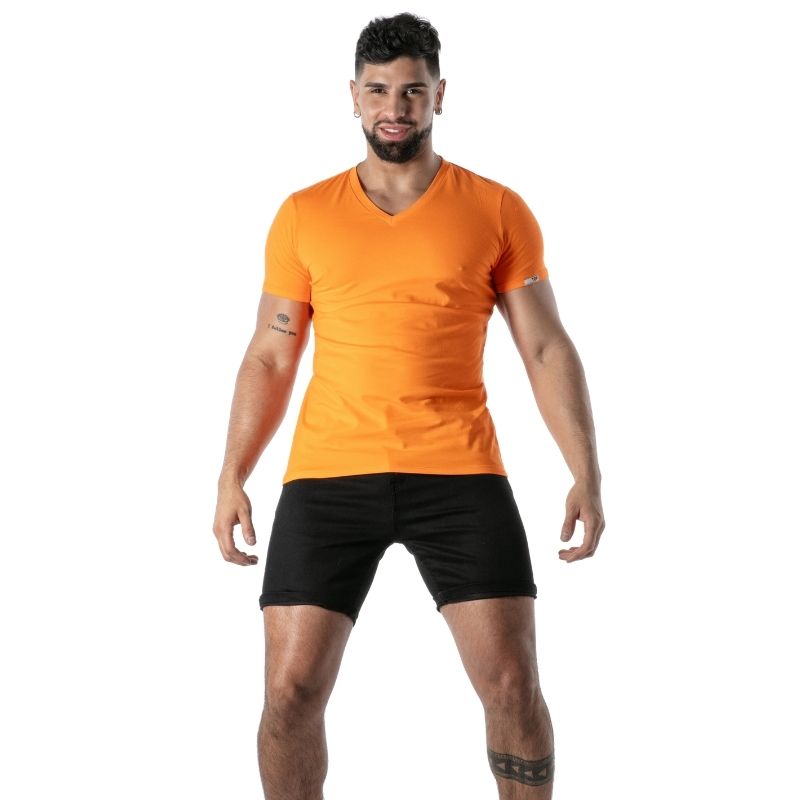 Colorful V-Neck T-Shirt