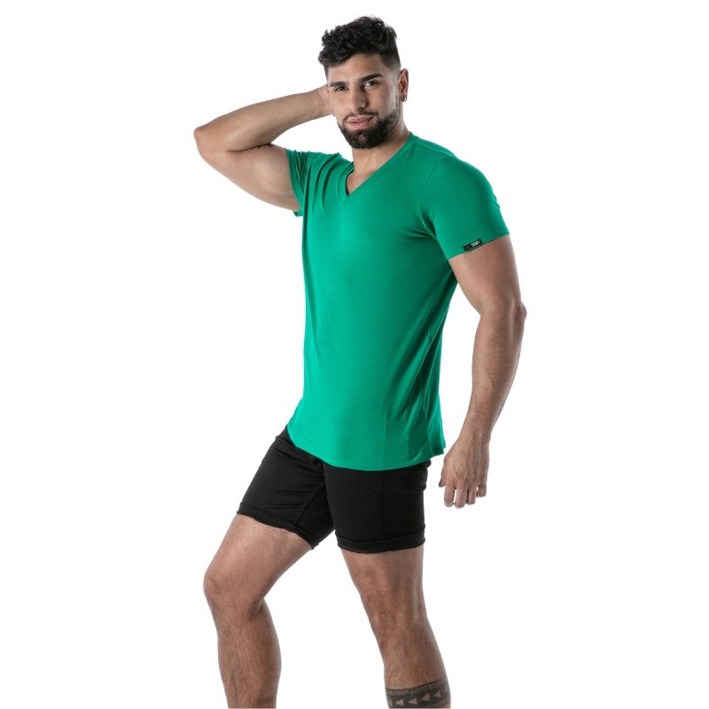 Colorful V-Neck T-Shirt