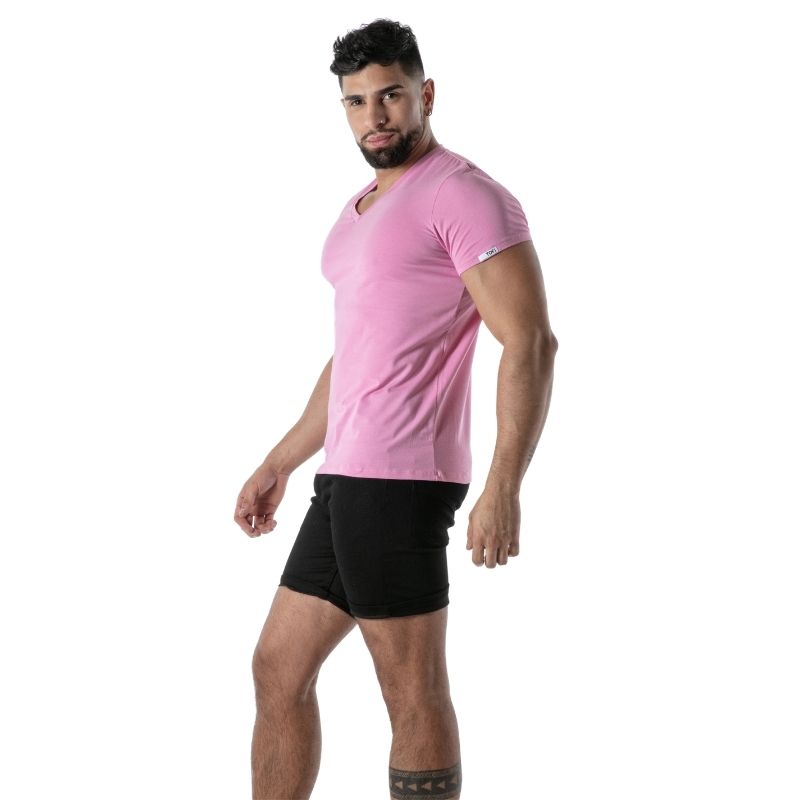 Colorful V-Neck T-Shirt