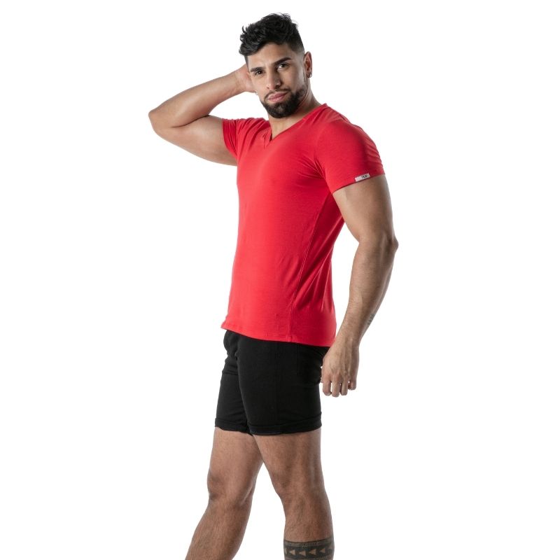 Colorful V-Neck T-Shirt
