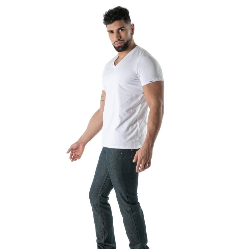 Colorful V-Neck T-Shirt