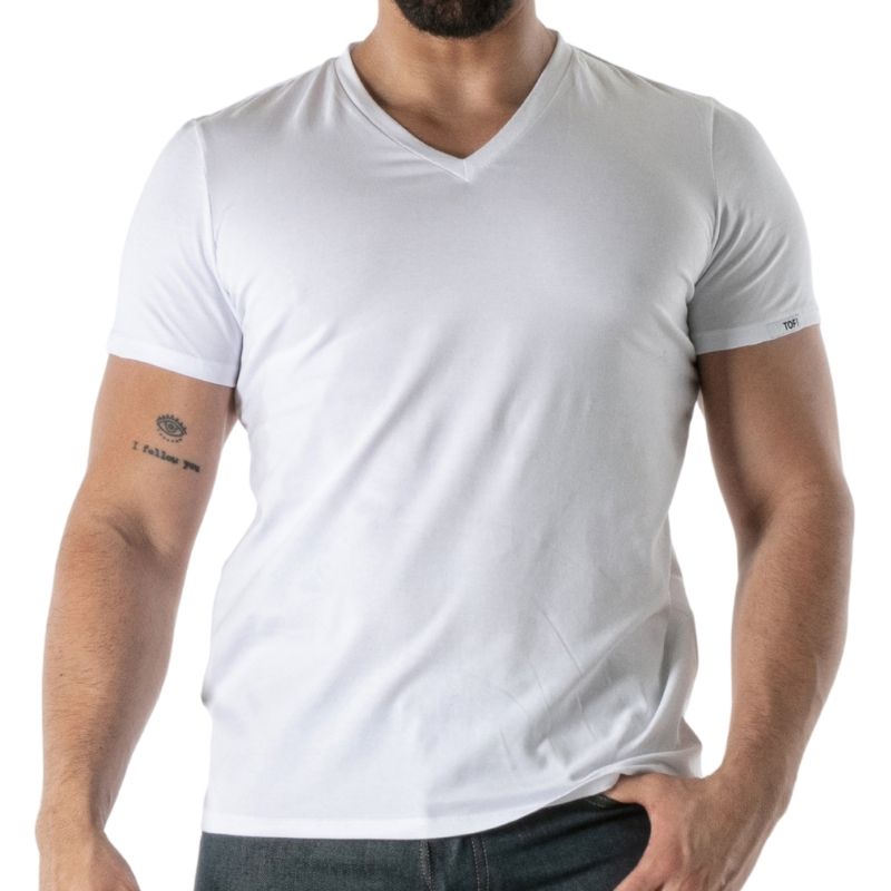 Colorful V-Neck T-Shirt