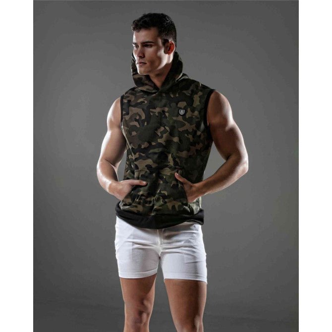Ärmelloser Hoodie im Army‑Stil - TOF Paris - Shop Deutschland Noodosz