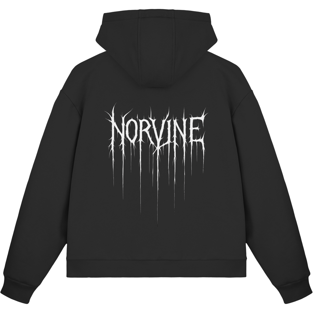 Norvine Zip Hoodie Herren mit großem Rückenprint