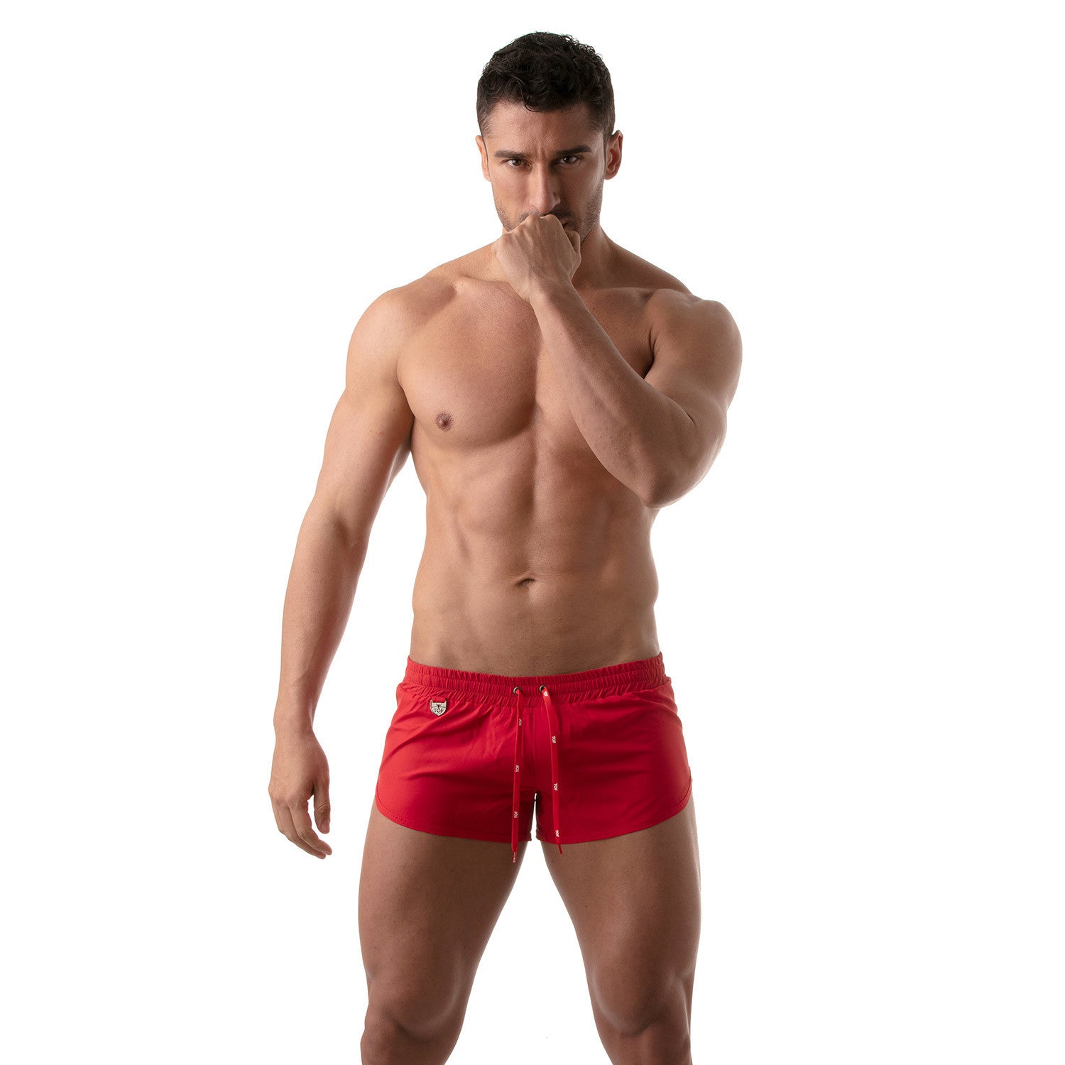 Strand Badeshorts – Rot