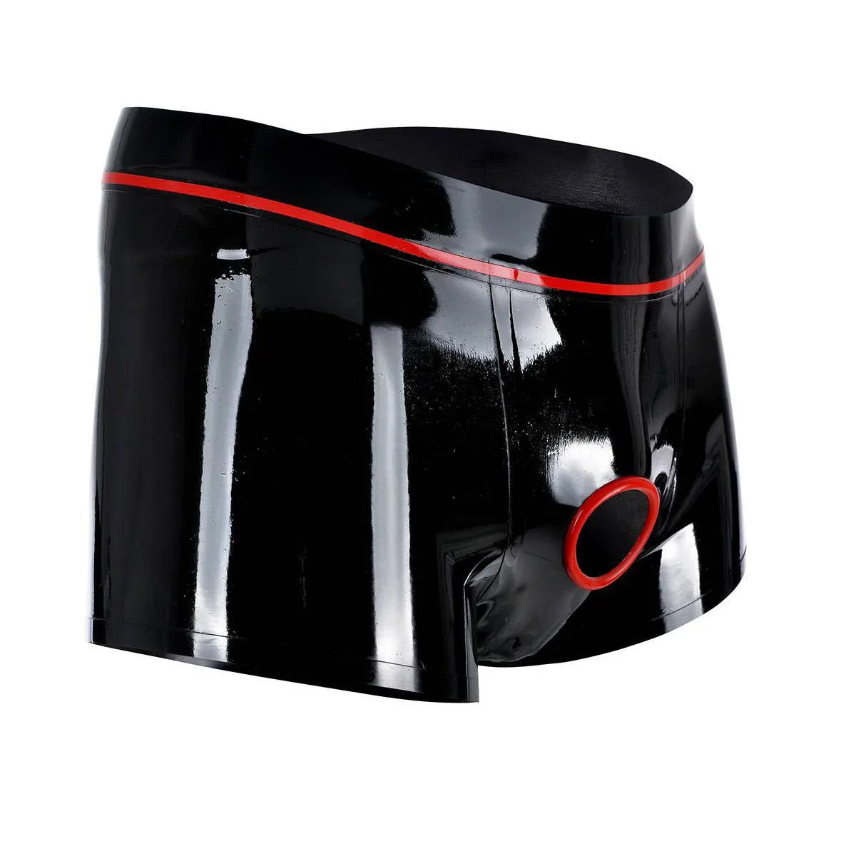 Black Men’s Latex Boxers mit Frontöffnung – Fetish Gummi Unterwäsche - FlowNight - Shop Deutschland Noodosz
